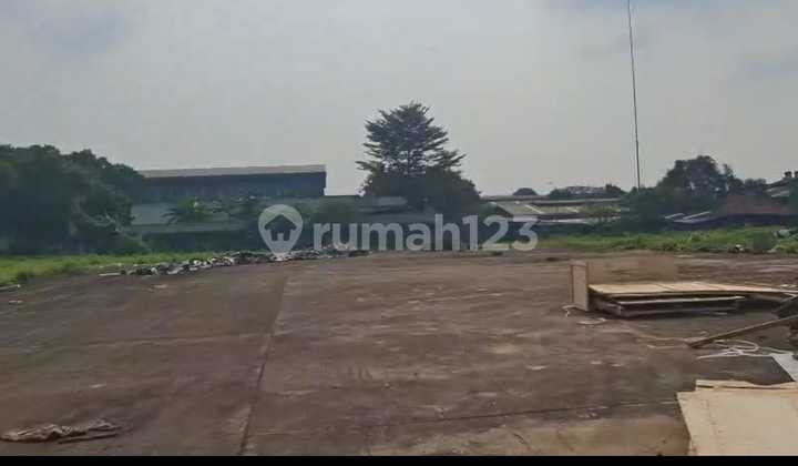 Cheapest Rent Open Yard 2 Ha Can Be Spatially Suitable for Car Pool & Container East Bekasi