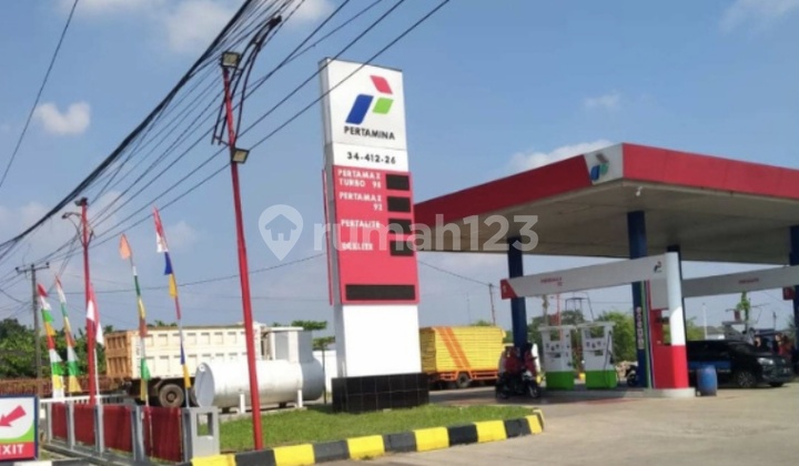 Looking for Investors for Affordable Gas Station Land 6639 M2 Plus Business Machine Building, Subang Main Road, West Java