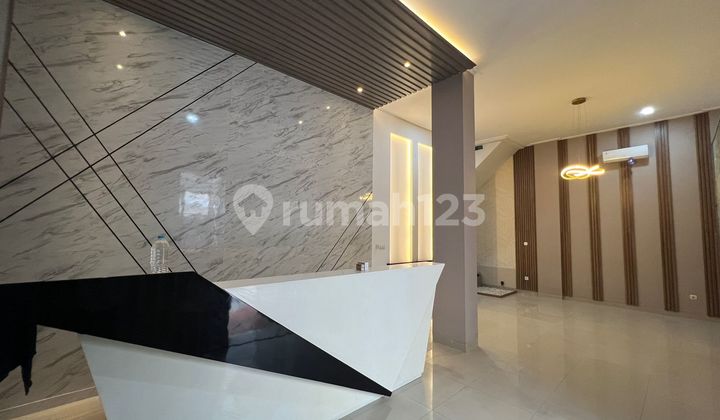 Affordable Rent Beautiful 3-Storey Fully Furnished Shop House, Suitable for Office or Showroom, Sedayu, Kelapa Gading, North Jakarta.