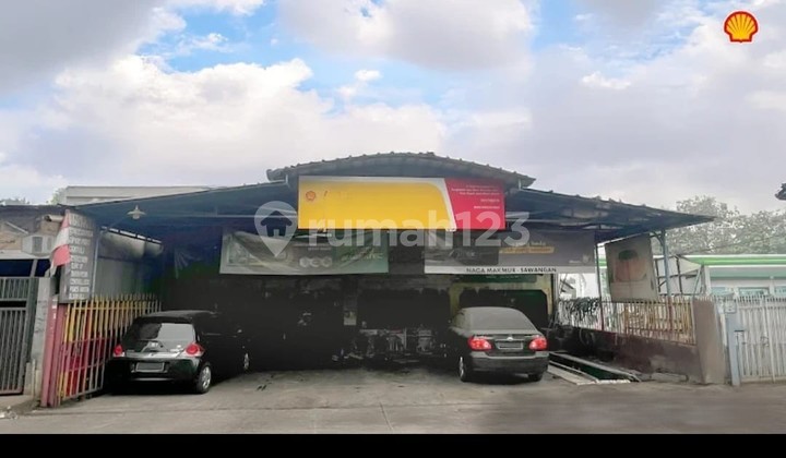 Rumah dan Bengkel Usaha di Jl Raya Sawangan - SHM | Akses Jalan Utama