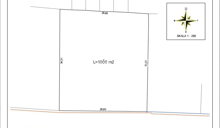 Land for Sale in a Strategic Location in the Center of Denpasar City