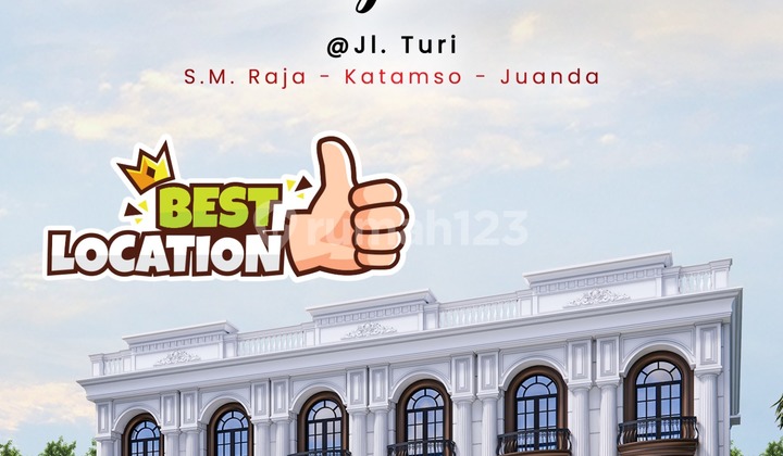 Ruko Langham 3½ Tkt Kawasan Bisnis Jl. Turi - Sisingamangaraja 2