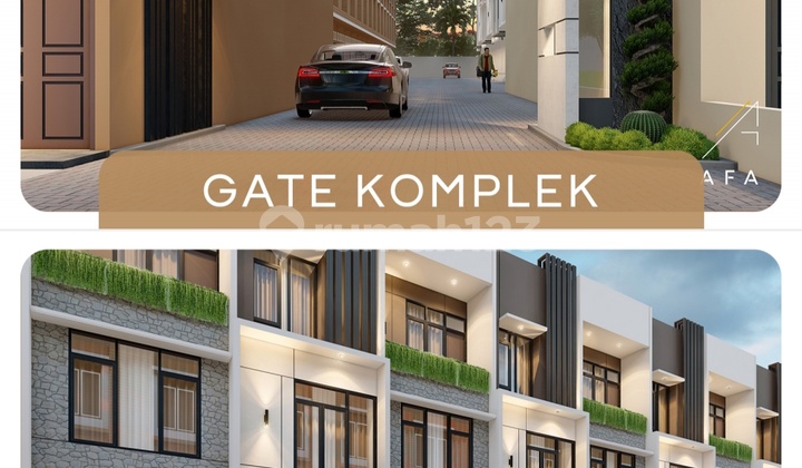 Townhouse Kosong - Siap Huni 3 Tkt Global House Residence Jl. Tuasan