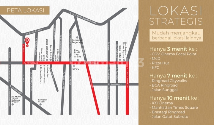 Rumah Jepang Siap Huni Osaka Nodigon Gate 