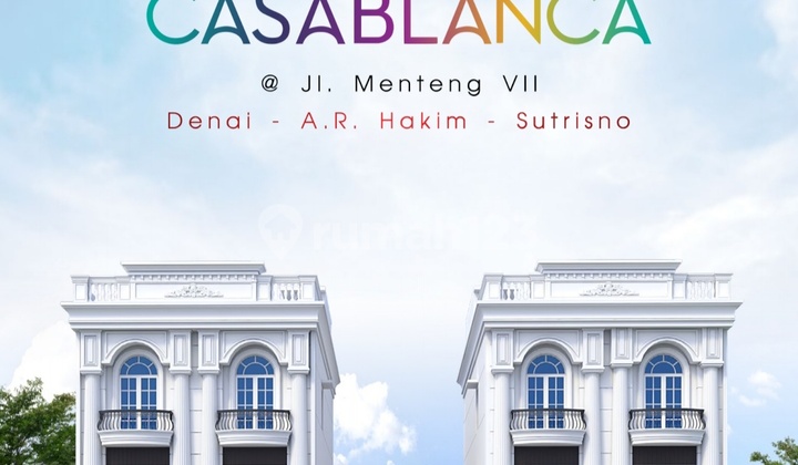 Rumah Siap Huni Komplek Casablanca Jl. Menteng - Medan Denai