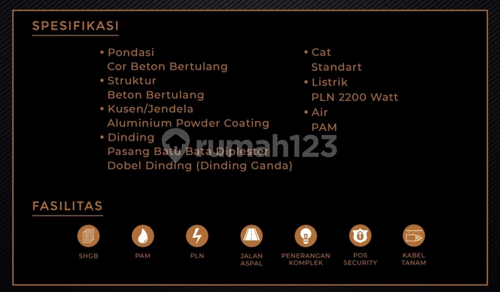 Last Unit. Rumah Jl. Taqwa Hadap Selatan  2