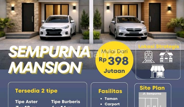 Rumah 1 Tingkat Sempurna Mansion Jl. Sempurna - Tembung Rumah 1 Tingkat Sempurna Mansion Jl. Sempurna - Tembung