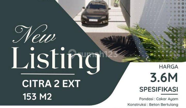 Dijual Rumah Baru Citra 2 Extension 1