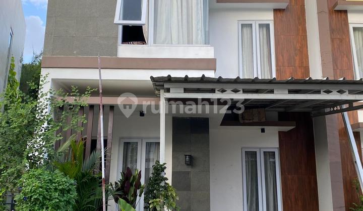 FOR QUICK SALE: 2-STORY HOUSE READY TO OCCUPY, SEMI-FURNISHED - SHIBA RESIDENCE IN BINTARO, 2 MINUTES TO THE STATION