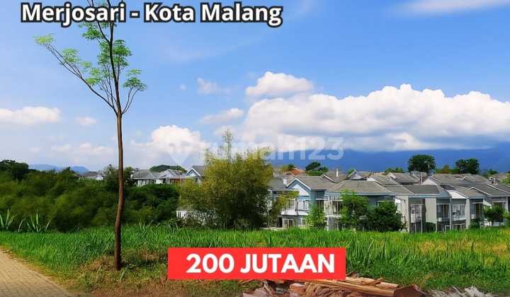 Tanah di Merjosari Sertifikat SHM Lingkungan Asri 5 Menit Taman Merjosari