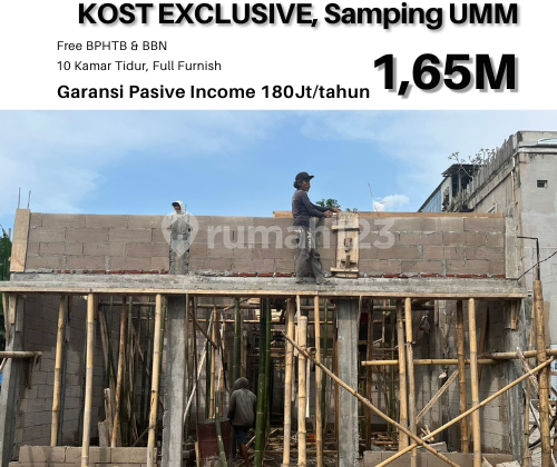 Dijual Bangun Kost di Belakang Umm Fulfurnise