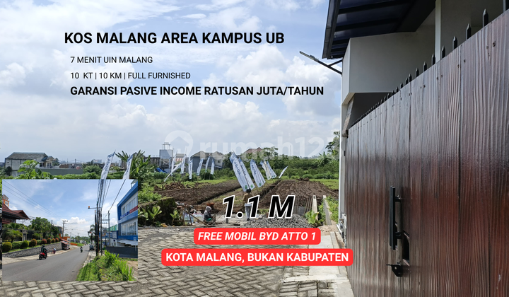 Dijual Kost 10 Kamar di Joyoagung Malang Dijual Kost 10 Kamar di Joyoagung Malang