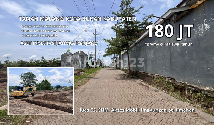 Ready-to-Build Land in Malang City Residential Area
