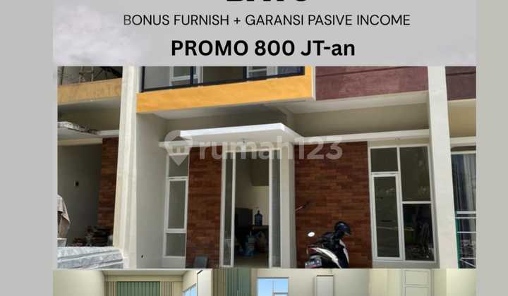 Passive Income Guarantee Villa Junrejo Close to Jatimpark 2 Accept SHM