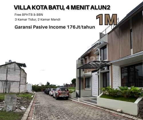 dijual villa kota batu 4 menit dari alun alun free BPHTB dan BBN