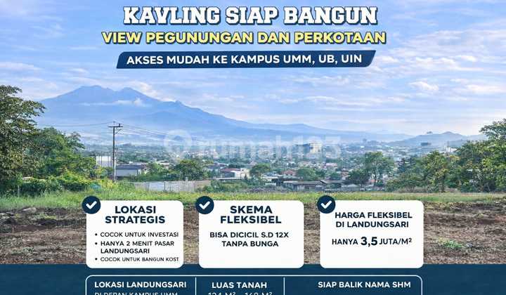 Dijual Tanah Siap Bangun di Landungsari