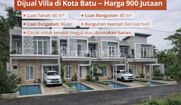 Opportunity to Own a Villa in the Cool Area of Batu City