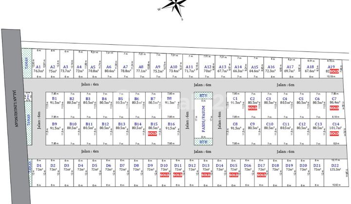 Dijualumah di Depan Perumahan Pns Bandulan Sukun 2