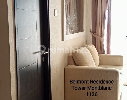 Apartemen corner siap huni, Apartemen Belmont Residence, jl. lapangan bola, kebon jeruk. Jakarta Barat.  Tipe 1 Bedroom