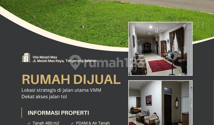 Jual Rumah Jl Melati Mas Raya Tangsel