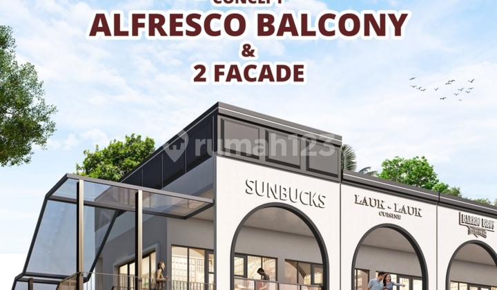 Ruko Soho 2 Facade – Alfresco Dining Concept
Jakarta Business District, Jakarta Garden City (JGC)
