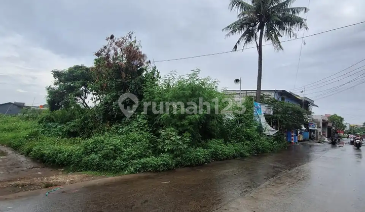 Dijual Tanah Pinggir Jalan Raya Tarumajaya Kabupaten Bekasi