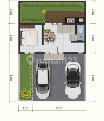 Rumah Dengan Konsep Baru American Style 2 Lantai 2