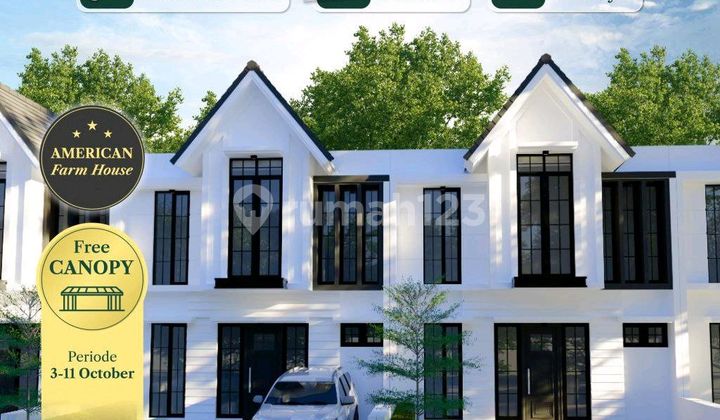 Rumah Dengan Konsep Baru American Style 2 Lantai