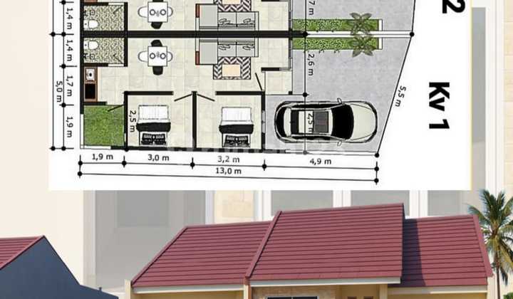 Rumah Progres Bangun Semarang Timur Tipe 38/74 Sisa 2 Unit 2