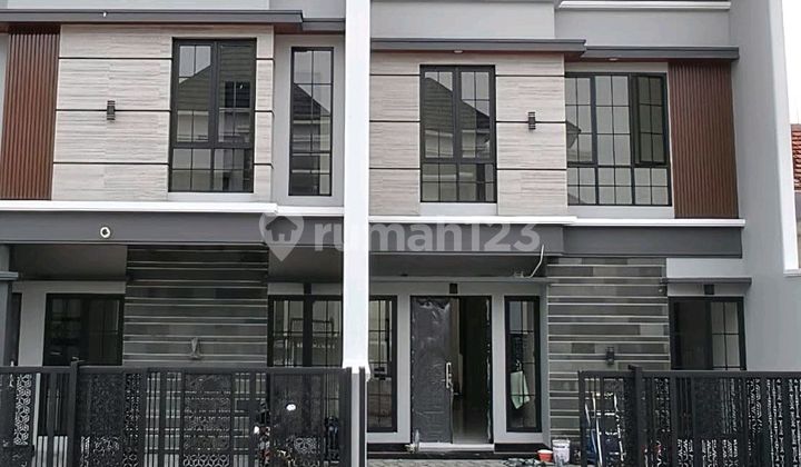 New Araya 2-Story Minimalist Contemporary Row House for 4-5 Cars with SHM 1