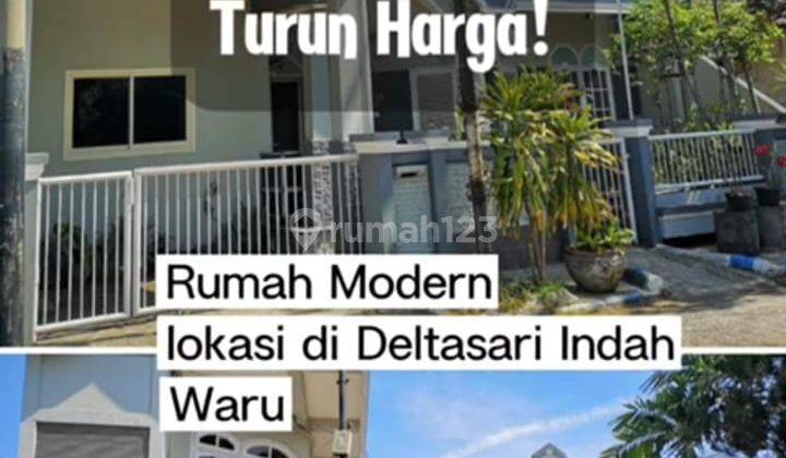 Rumah Elegan, Siap Huni Deltasari Indah Waru Lokasi Strategis code Lndge  1