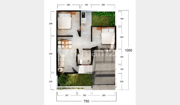 AFFORDABLE SEMI-VILLA HOUSE IN THE CENTER OF TABANAN CITY, STRATEGIC LOCATION AFFORDABLE SEMI-VILLA HOUSE IN THE CENTER OF TABANAN CITY, STRATEGIC LOCATION