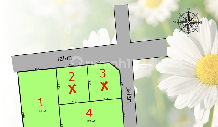 DIJUAL TANAH KAVLING MURAH DI UBUNG KAJA, LOKASI STRATEGIS