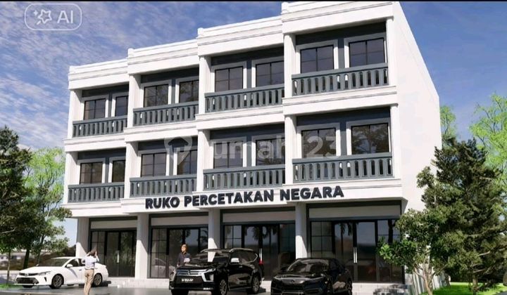 Ruko di Lokasi Strategis 3 LT Jln Percetakan Negara Jakarta Pusat