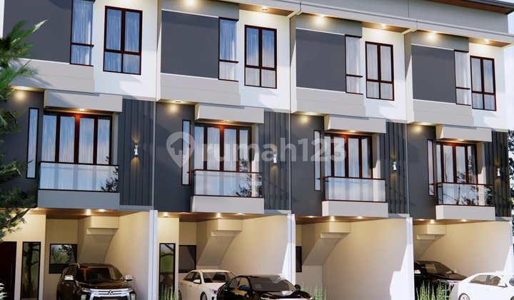 Rumah Tampilan Modern Minimalis 3Lt di Jl Menteng Wadas Setiabudi Rumah Tampilan Modern Minimalis 3Lt di Jl Menteng Wadas Setiabudi
