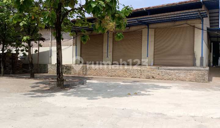 Warehouse for rent, suitable for industrial factory use in Cikuda Wanaherang, Bogor.