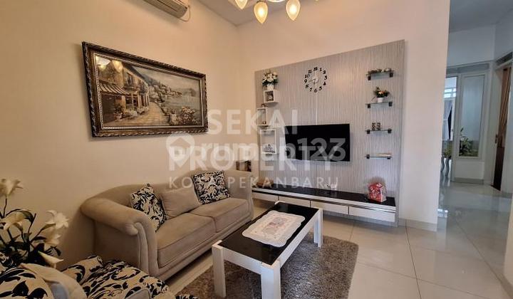 FOR RENT ELITE CLUSTER HOUSE FULLY FURNISHED LOCATION JL.SUDIRMAN-PEKANBARU