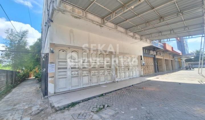 FOR RENT 2 UNITS OF READY-TO-USE ADJOINING SHOP HOUSES LOCATED ON ARIFIN AHMAD STREET, PEKANBARU