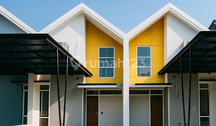 New Mezzanine Type House, No Down Payment. Located in Cicalengka City. Freehold Certificate 1