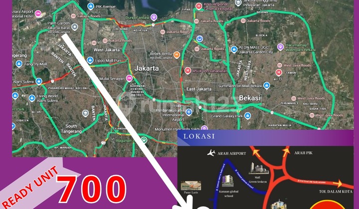 Townhouse, 2 Lantai, Jakarta Barat 2