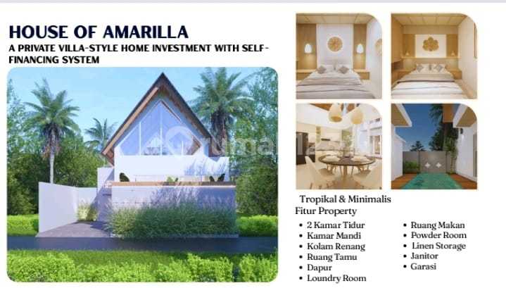 Siap Huni Rumah Semi Villa Private Pool di Ungasan Mw