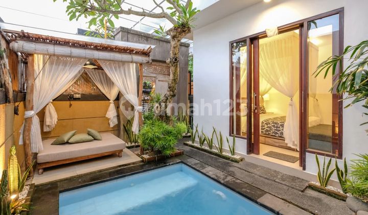 Villa 1 Kamar Private Pool Dekat Pantai Pererenan 