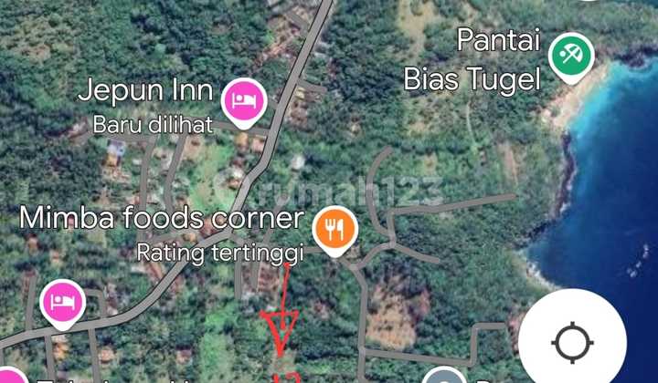 Tanah los pantai Padang bay 