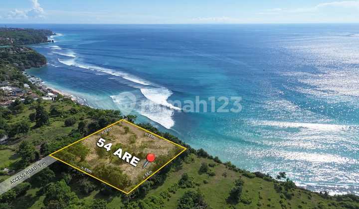 Di Sewakan Tanah Premium Los Tebing Pantai Bingin 