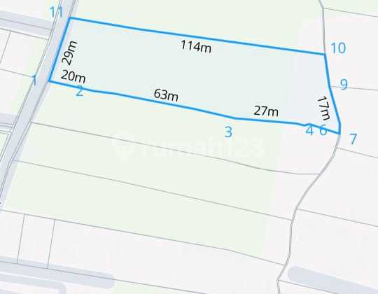 Di Sewakan Tanah premium di Bumbak Umalas 