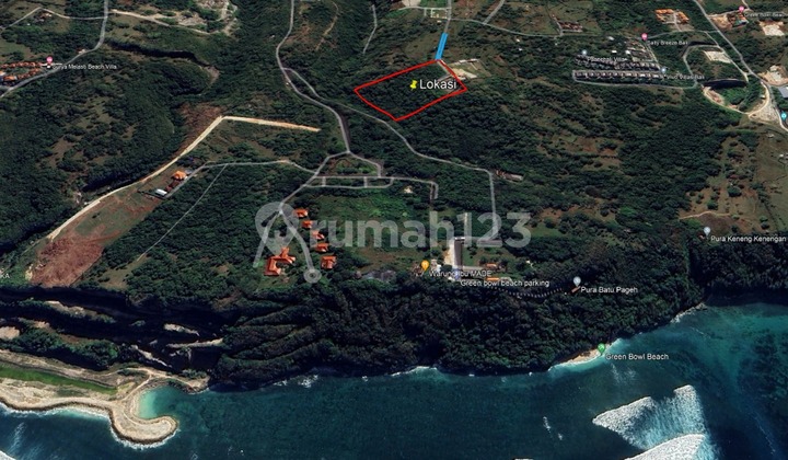 Di Jual Tanah Premium View Laut Pantai Green Bowl Ungasan 