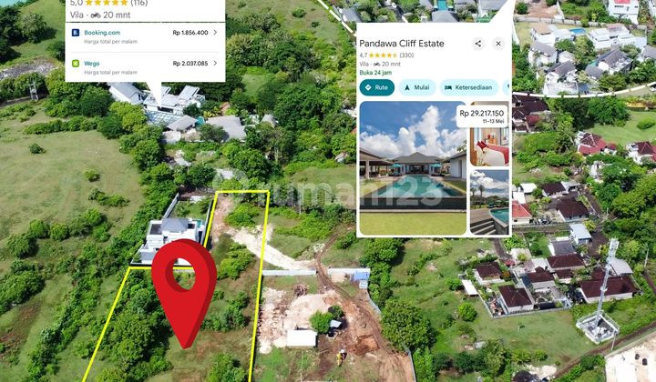 Di Jual TanahPremium Plot Kecil di Cliff Pantai Pandawa 