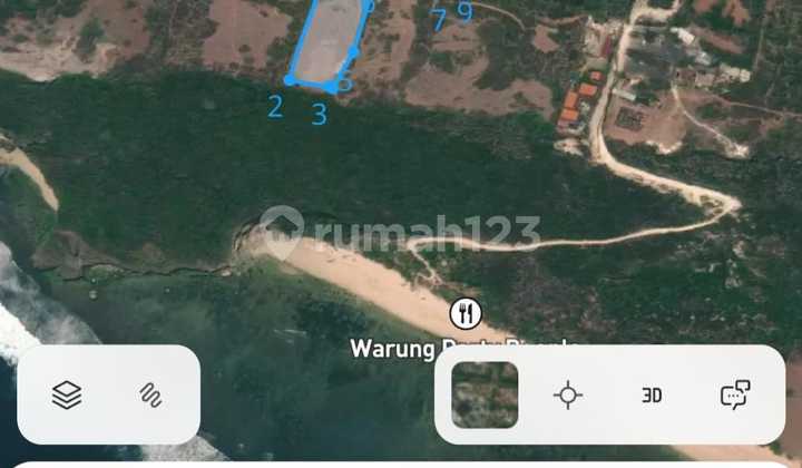 Land For Sale in Front of Nyang Nyang Beach Cliff