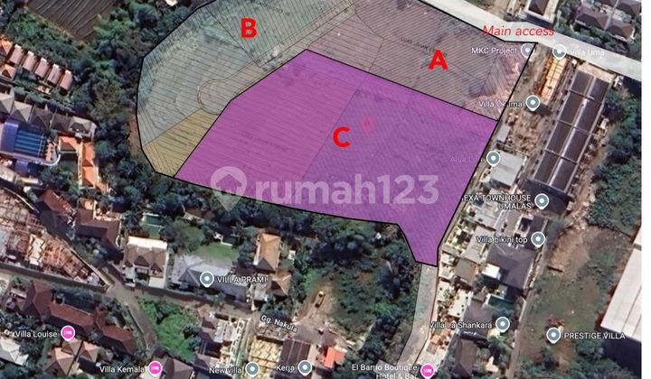 Di jual Tanah di Bumbak Umalas 