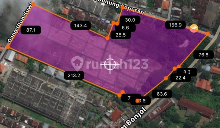 Tanah Kosong Premium di Jalan Utama Imam Bonjol - Pemecutan - Denpasar Barat